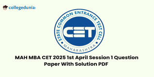 MAH MBA CET 2025 April 1 Session 1 Question Paper (Available)-Download Solution PDF With Answer Key
